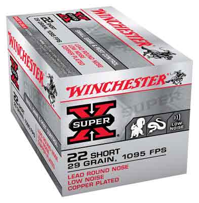 Winchester Super X .22 Short 29 gr Solid ammo