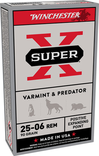 Winchester Super X .25-06 Remington 90 gr JHP ammo