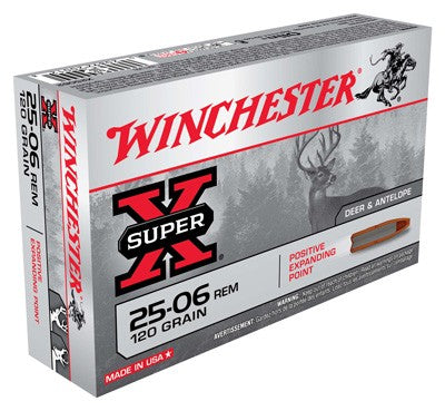 Winchester Super-X .25-06 Remington 120 gr JHP ammo