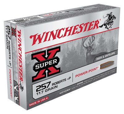 Winchester Super X .257 Roberts 117 gr JSP ammo
