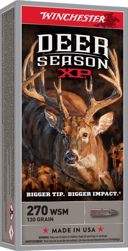 Winchester Deer Season XP .270 WSM 130 gr PolyTip ammo