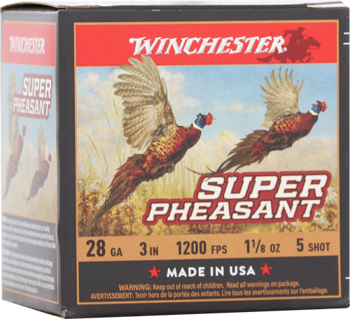 Winchester X283PH5 Super Pheasant                                                                                                     28 Gauge 3" 1-1/8oz #5 1200 fps