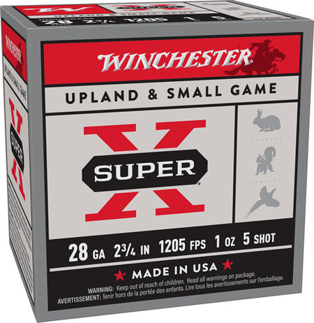 Winchester Super X HIGH BRASS Heavy Game Load 28 Gauge 2.75 in / 2.75 in #5 1 oz