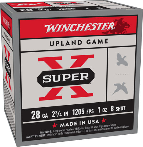 Winchester Super X HIGH BRASS Heavy Game Load 28 Gauge 2.75 in / 2.75 in #8 1 oz