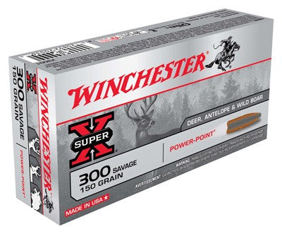 Winchester Super X .300 Savage 150 gr JSP ammo