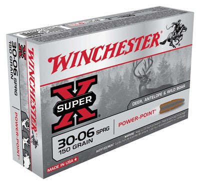 Winchester X30061 Super-X Power-Point Pointed Soft Point PSP 150 Grain .30-06 Springfield