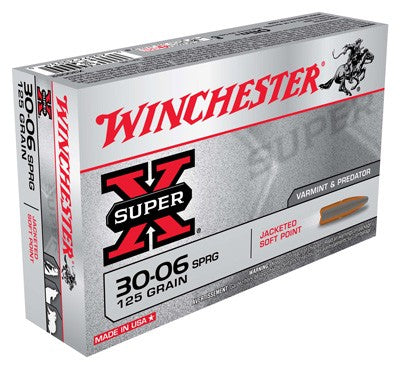 Winchester Super-X .30-06 Springfield 125 gr JSP ammo