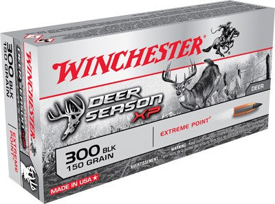 Winchester X300BLKDS DEER SEASON XP Extreme Point  150 Grain .300 AAC Blackout
