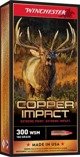 Winchester Copper Impact .300 WSM 180 gr Solid ammo