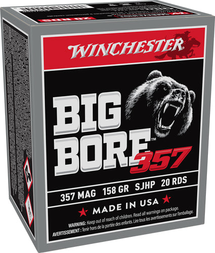 Winchester Big Bore .357 Magnum 158 gr JSP ammo