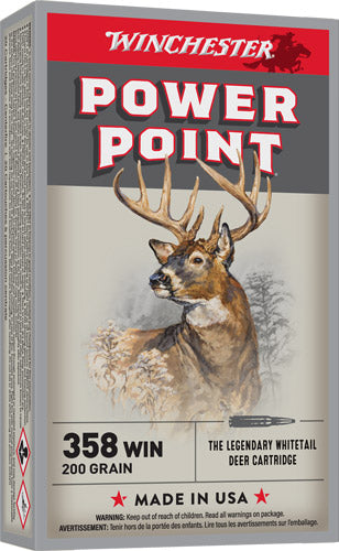 Winchester x3582 Power-Point FLATNOSE  200 Grain .358 Winchester
