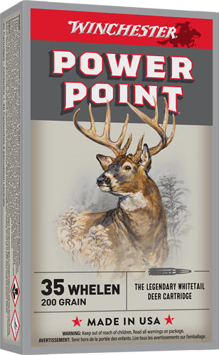 Winchester Power-Point .35 Whelen 200 gr JSP ammo