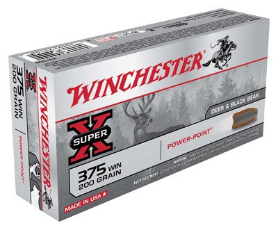Winchester Super-X .375 Winchester 200 gr JSP ammo