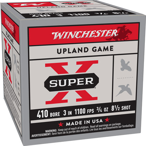 Winchester Super X HIGH BRASS Heavy Game Load .410 Bore 3 in / 3 in #8.5 3/4 oz