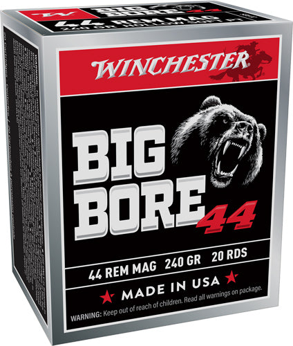 Winchester X44MBB Big Bore Semi Jacketed Hollow Point HP 240 Grain .44 Magnum