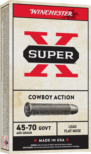 Winchester Super X Cowboy Action .45-70 Government 405 gr Solid ammo