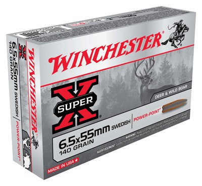 Winchester X6555 Super-X Power-Point  140 Grain 6.5x55mm Swedish
