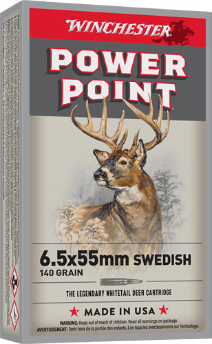 Winchester X6555 Super-X Power-Point  140 Grain 6.5x55mm Swedish