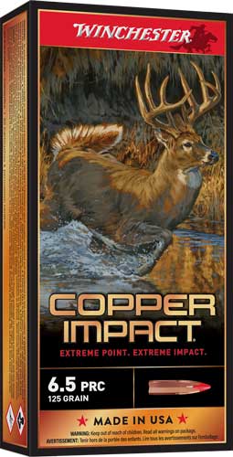 Winchester Copper Impact 6.5 PRC 125 gr Solid ammo