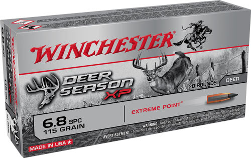Winchester X68SPCDS Deer Season XP Extreme Point  115 Grain 6.8 Remington SPC