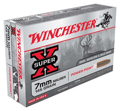 Winchester X7MM1 Super X Power-Point  145 Grain 7mm Mauser