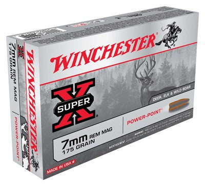 Winchester Super X 7mm Remington Mag 175 gr JSP ammo