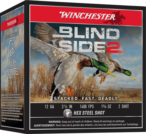 Winchester Blind Side 2 Hex Steel 12 Gauge 3.5 in / 3.5 in #2 1-5/8 oz