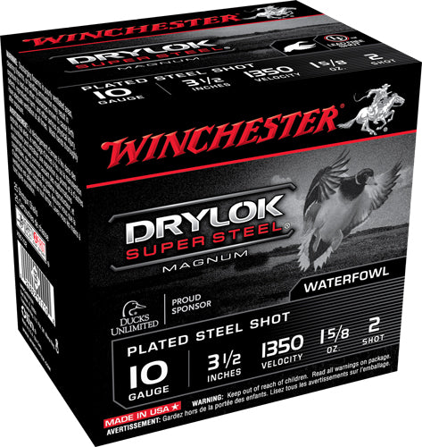 Winchester XSC102 Drylok Super Steel Magnum 10 Gauge 3.5" 1-5/8oz 2 Shot 1350 fps