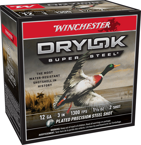 Winchester Drylok Super Steel Magnum 12 Gauge 3 in / 3 in #2 1-3/8 oz