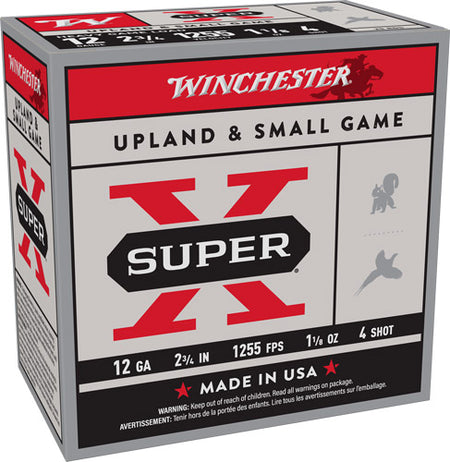 Winchester XU12H4   12 Gauge 2.75" 1-1/8oz 4 Shot 1255 FPS.