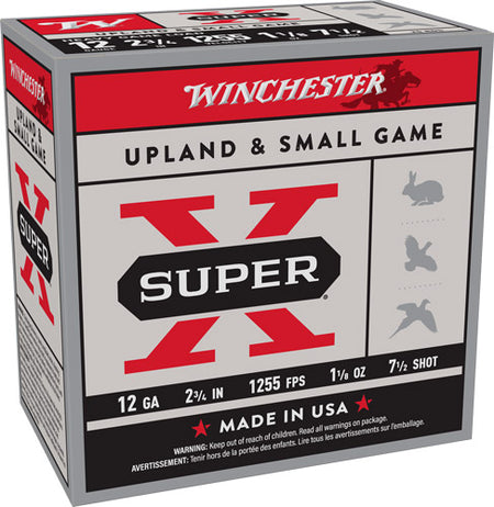 Winchester XU12H7   12 Gauge 2.75" 1-1/8oz 7.5 Shot 1255 FPS.