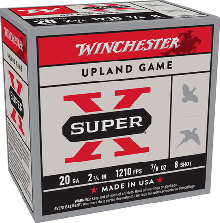 Winchester XU208   20 Gauge 2.75" 7/8oz 8 Shot 1210 FPS.