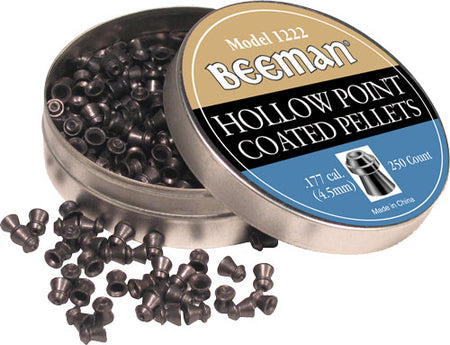 Beeman .177 Caliber Hollow Point Pellets 7.48 Grain 250 Count