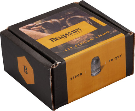 Benjamin .457 Caliber Flat Nose Air Gun Pellets 279 Grain 50 Count