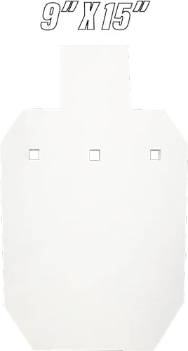 BASH Target AR500 Silhouette Half Size 9"x15" - 3/8" Thick Shooting Target