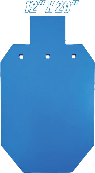 BASH Target AR500 Silhouette Two-Third Size 12"x20" - 1/2" Thick