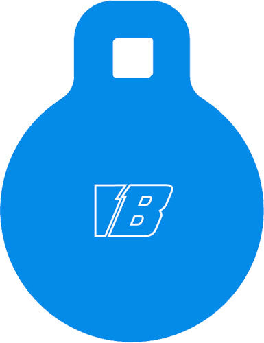 BASH Target AR500 Steel Gong Round 4" - 1/2" Thick Shooting Target