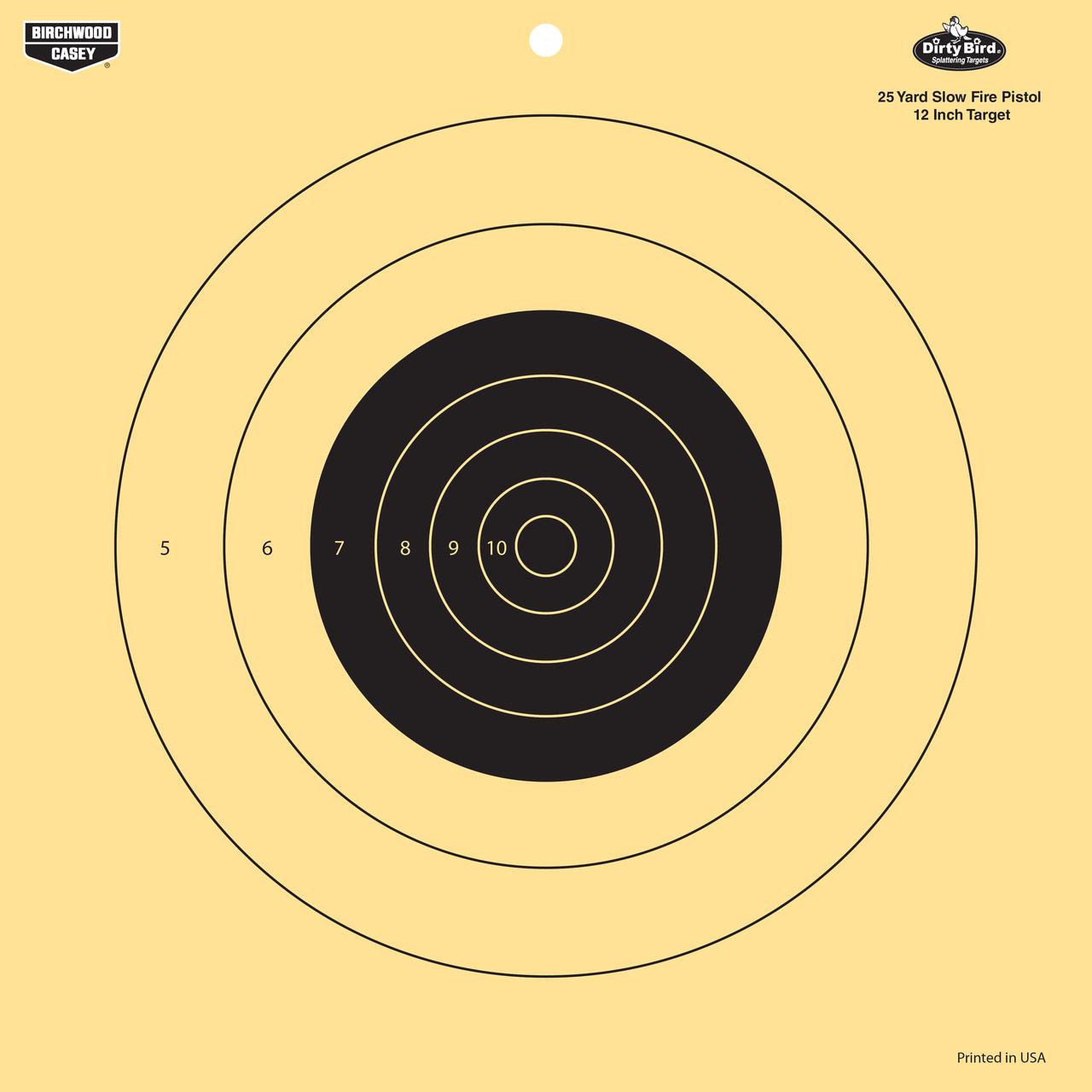 Birchwood Casey Dirty Bird 12" 25 Yard Pistol Reactive Target 12-Pack