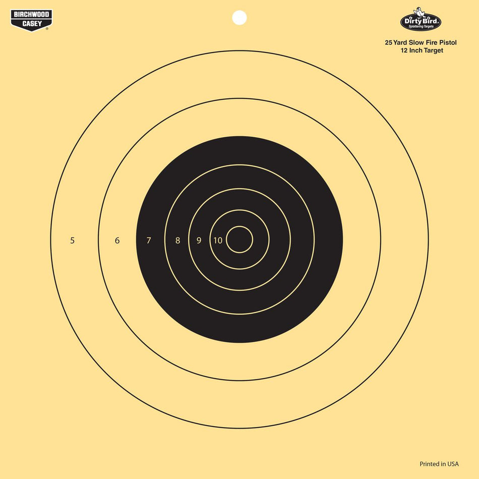Birchwood Casey Dirty Bird 12" 25 Yard Pistol Reactive Target 12-Pack