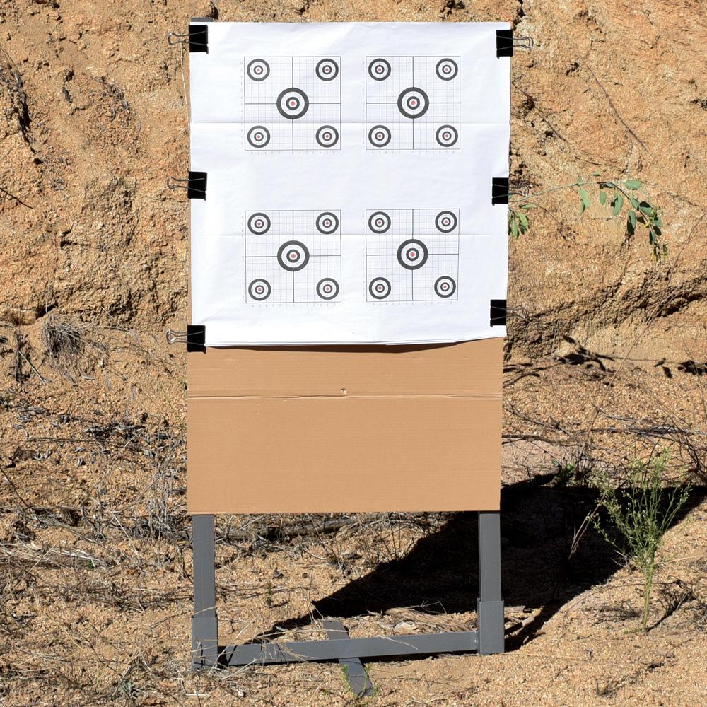 Birchwood Casey GPS Gray Metal Target Stand 24" with Target Kit