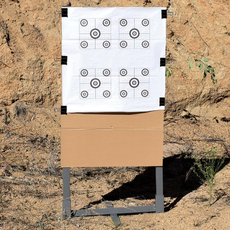 Birchwood Casey GPS Gray Metal Target Stand 24" with Target Kit