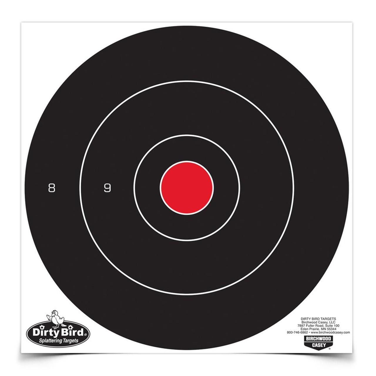 Birchwood Casey Dirty Bird 12" Bull's-Eye Splatter Target 100-Pack
