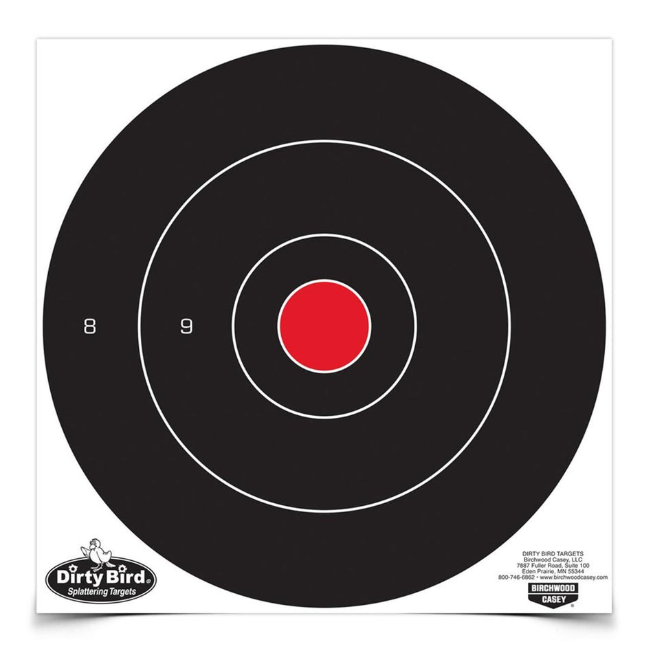 Birchwood Casey Dirty Bird 12" Bull's-Eye Splatter Target 100-Pack