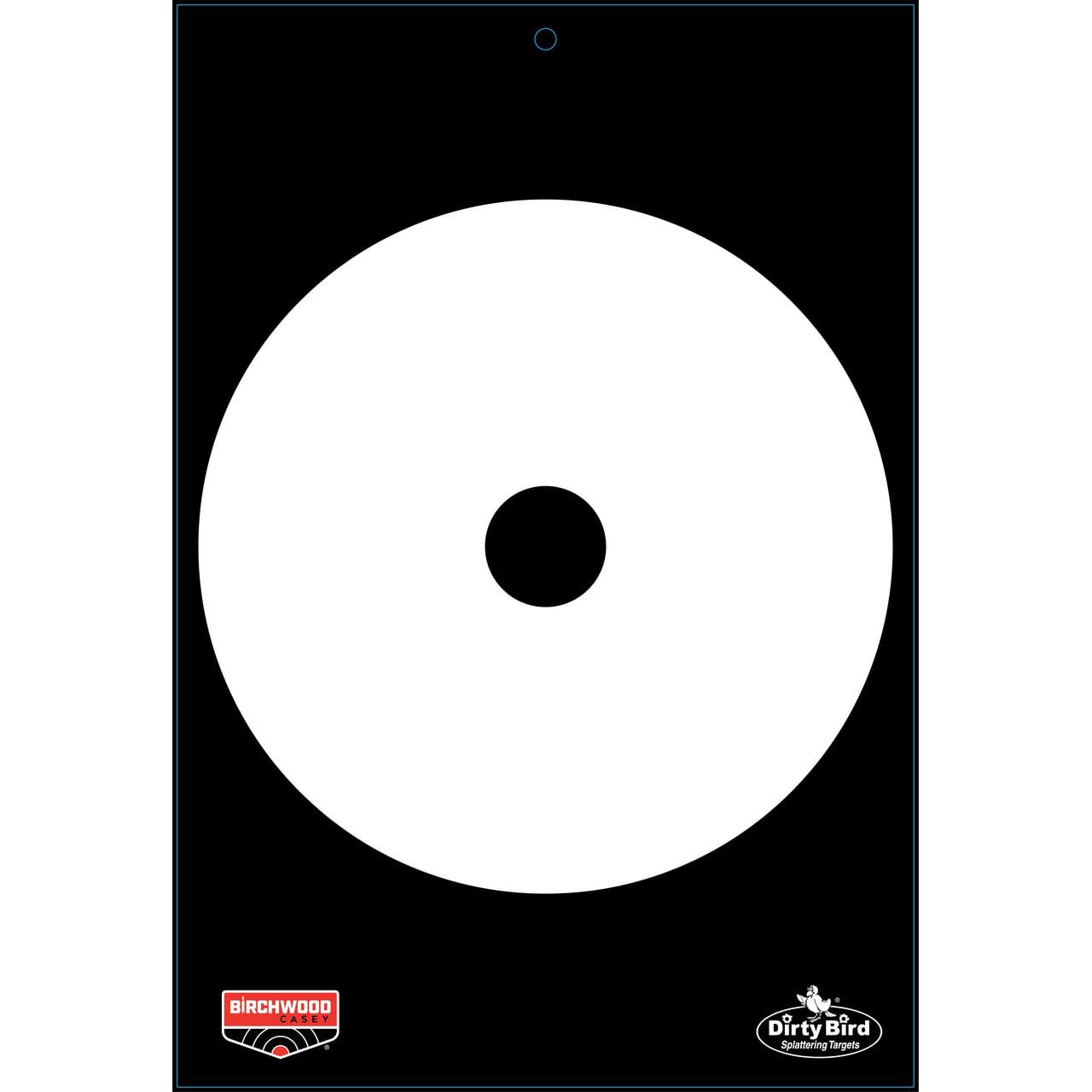 Birchwood Casey Dirty Bird Quickdraw Contrast Target 12x18 Inch 6-Pack