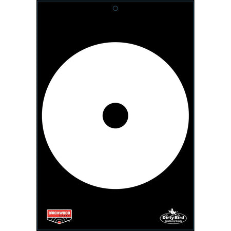 Birchwood Casey Dirty Bird Quickdraw Contrast Target 12x18 Inch 6-Pack