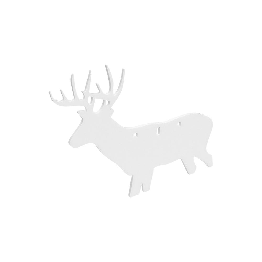 Birchwood Casey AR500 3/8" Steel Silhouette Plate Target 3-Hole Deer