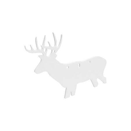 Birchwood Casey AR500 3/8" Steel Silhouette Plate Target 3-Hole Deer