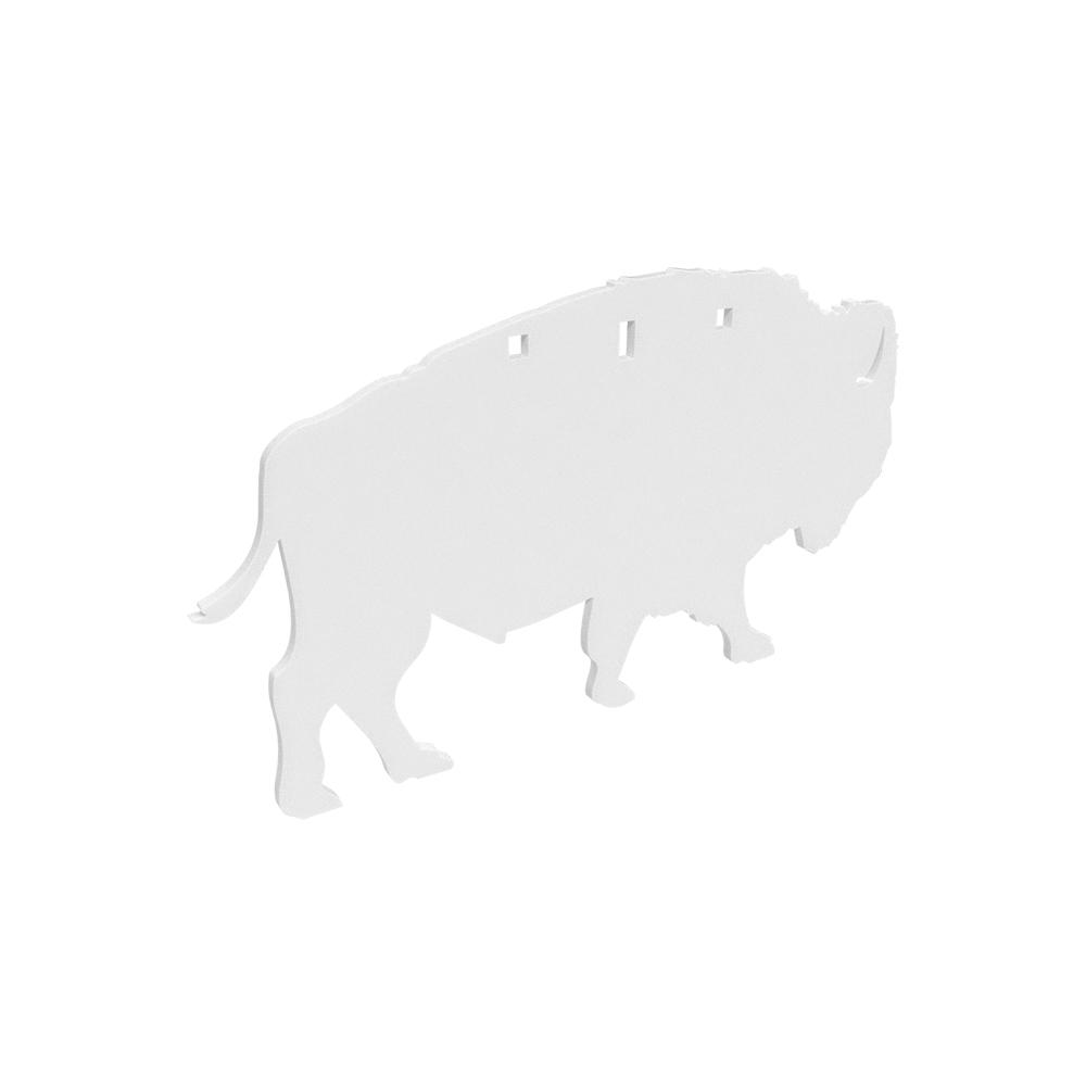 Birchwood Casey AR500 3/8" Bison Silhouette Steel Plate Target 3-Hole