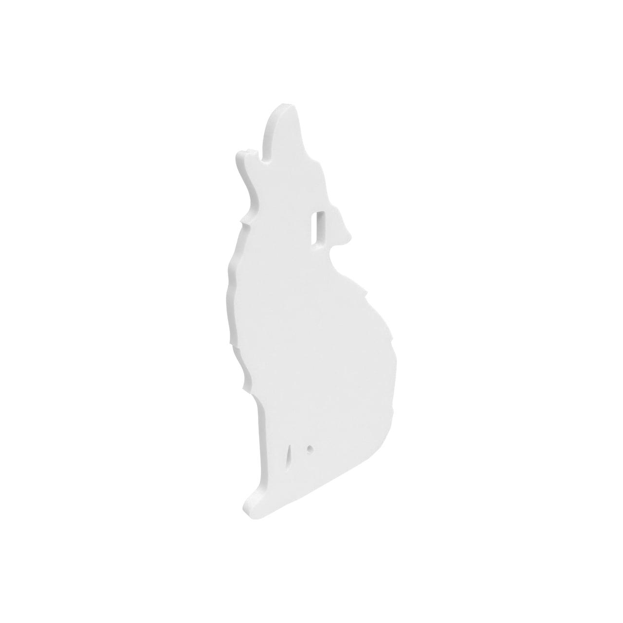 Birchwood Casey AR500 3/8" Steel Howling Coyote Silhouette Target 1-Hole