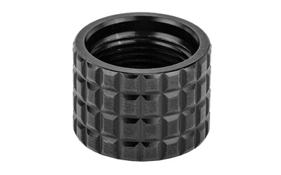 Backup Tactical Frag-Pattern Pistol Thread Protector, Black, 1/2x28